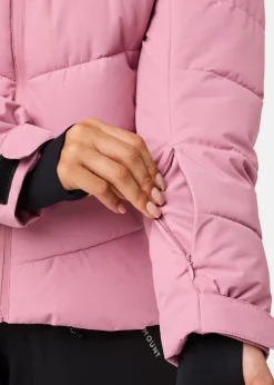 New Swedemount Cervinia Puffer Ski Jacket W Dusty Rose