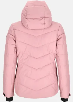 New Swedemount Cervinia Puffer Ski Jacket W Dusty Rose
