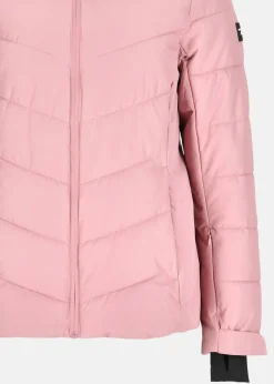 New Swedemount Cervinia Puffer Ski Jacket W Dusty Rose