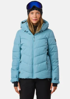 Clearance Swedemount Cervinia Puffer Ski Jacket W Dusty Seaweed