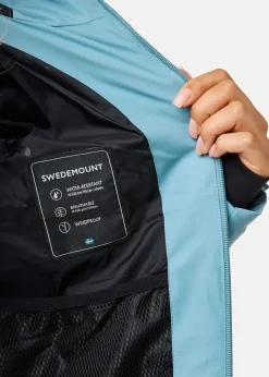 Clearance Swedemount Cervinia Puffer Ski Jacket W Dusty Seaweed