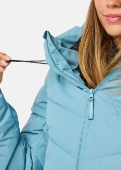 Clearance Swedemount Cervinia Puffer Ski Jacket W Dusty Seaweed