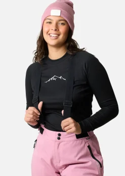 Clearance Swedemount Cervinia Ski Pants II W Dark Rose/Black