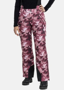 New Swedemount Cervinia Ski Pants W Pink Camouflage