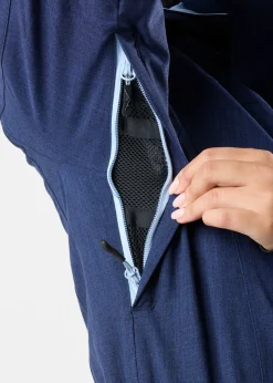 Online Swedemount Cervinia Skisuit Long W Navy Melange/Lt Blue