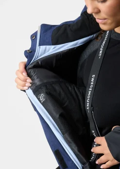 Online Swedemount Cervinia Skisuit Long W Navy Melange/Lt Blue