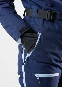 Online Swedemount Cervinia Skisuit Long W Navy Melange/Lt Blue
