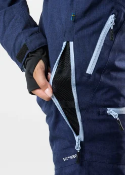 Online Swedemount Cervinia Skisuit Long W Navy Melange/Lt Blue