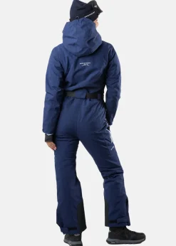 Online Swedemount Cervinia Skisuit Long W Navy Melange/Lt Blue