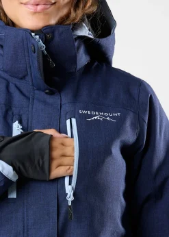 Online Swedemount Cervinia Skisuit Long W Navy Melange/Lt Blue