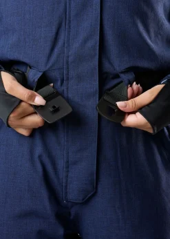 Online Swedemount Cervinia Skisuit Long W Navy Melange/Lt Blue