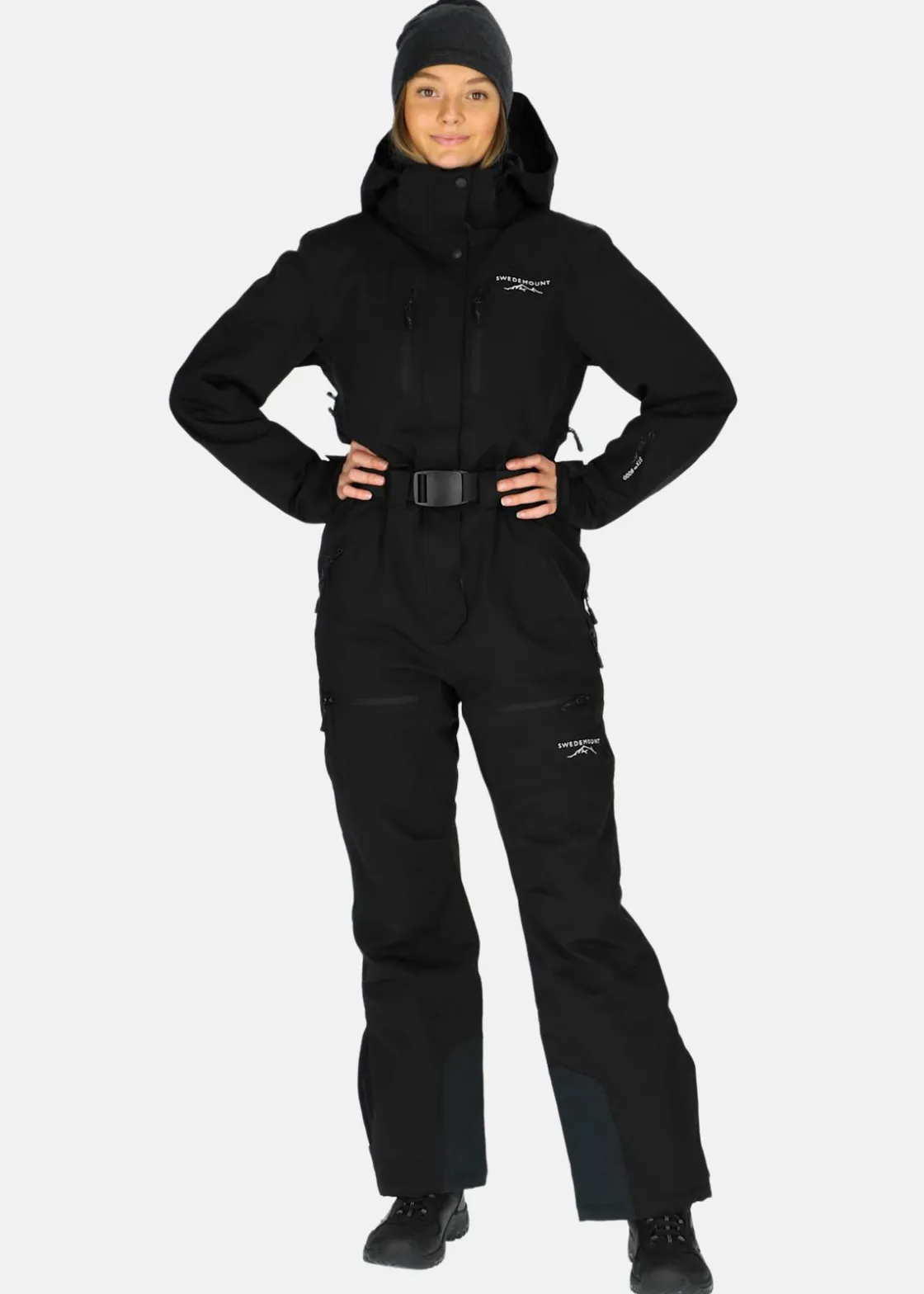 Hot Swedemount Cervinia Skisuit Long W Black/Black