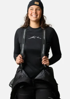 New Swedemount Cervinia Skisuit Long W Black