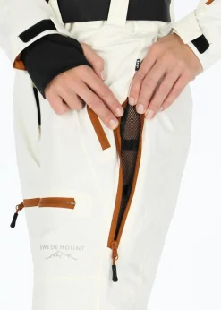 Discount Swedemount Cervinia Skisuit Long W Offwhite/Sugar Almond