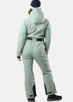 Best Swedemount Cervinia Skisuit Long W Seaweed Green/Dk Olive