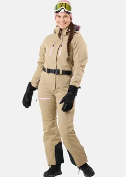 Outlet Swedemount Cervinia Skisuit W Beige/Light Pink