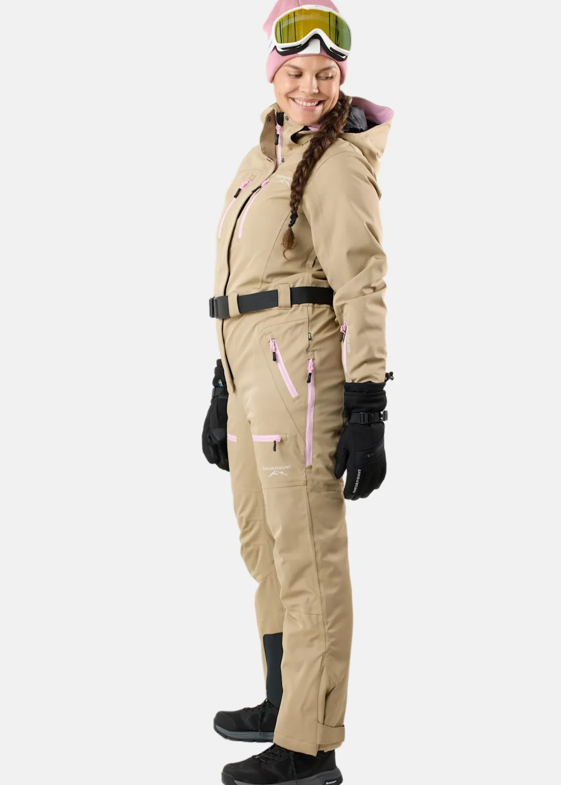 Outlet Swedemount Cervinia Skisuit W Beige/Light Pink