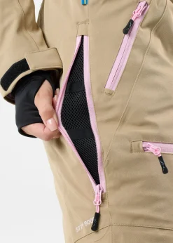 Outlet Swedemount Cervinia Skisuit W Beige/Light Pink