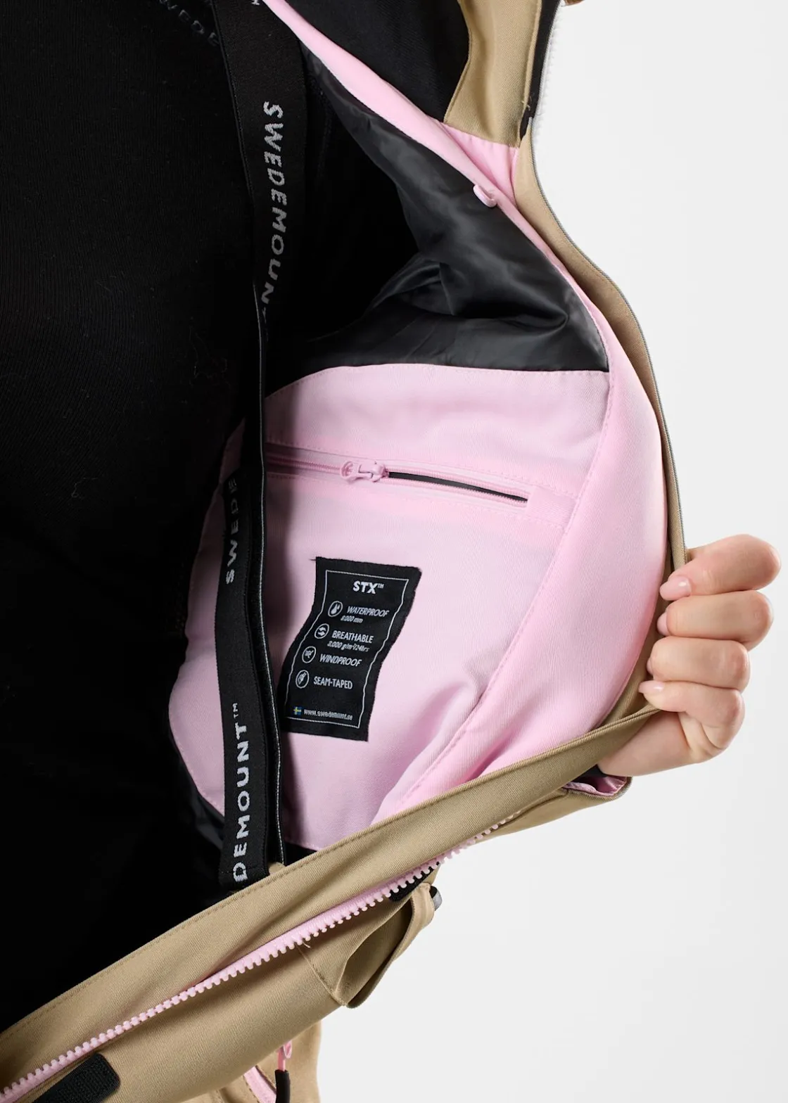 Outlet Swedemount Cervinia Skisuit W Beige/Light Pink