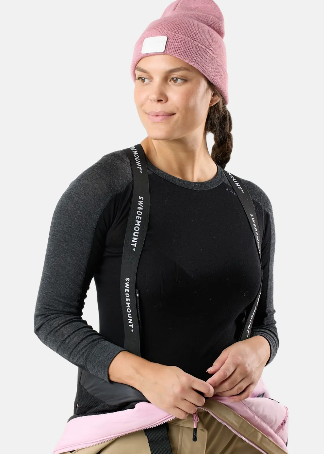 Outlet Swedemount Cervinia Skisuit W Beige/Light Pink