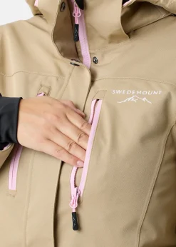 Outlet Swedemount Cervinia Skisuit W Beige/Light Pink