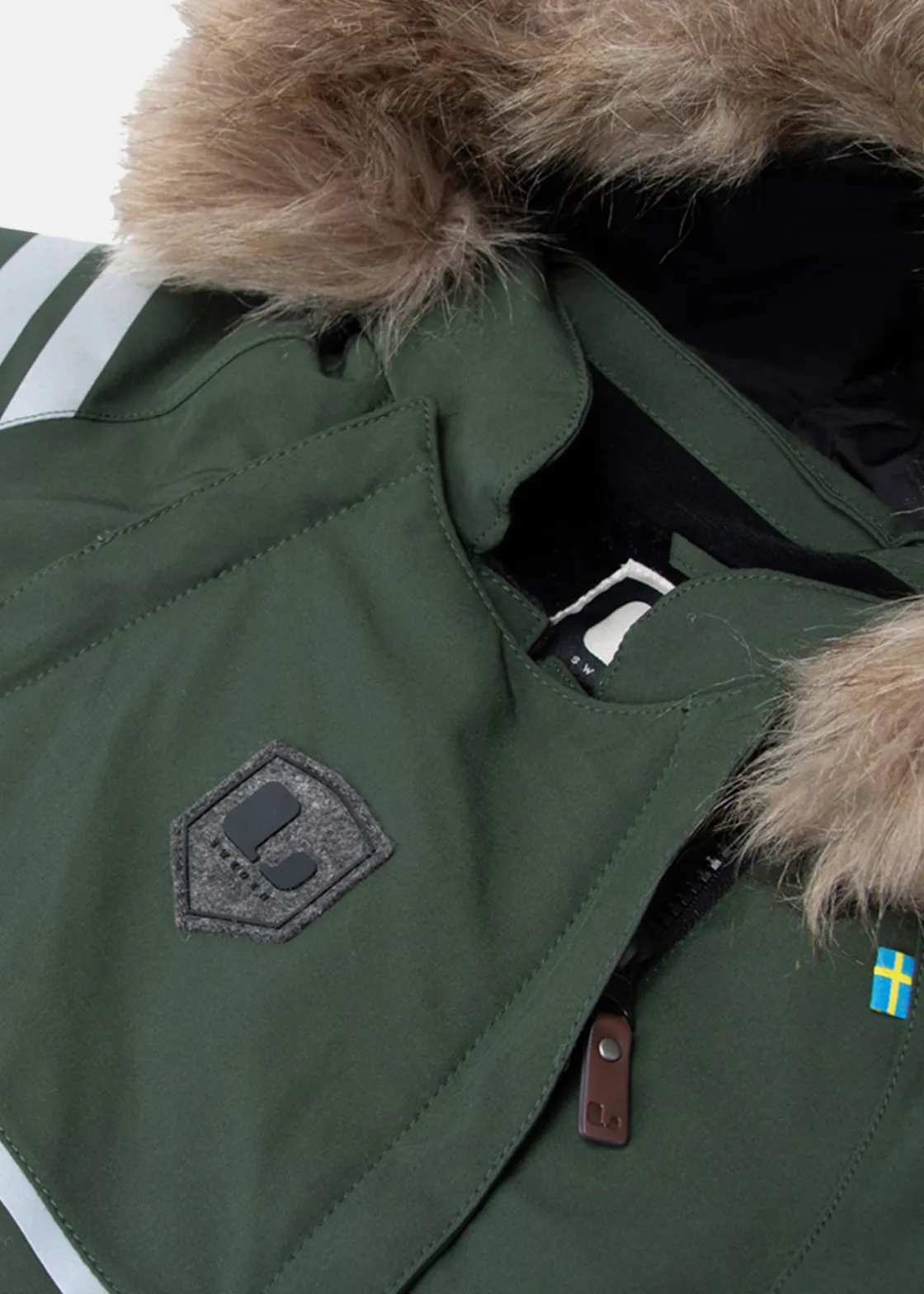 Outlet Lindberg COLDEN WINTER BABY OVERALL GREEN