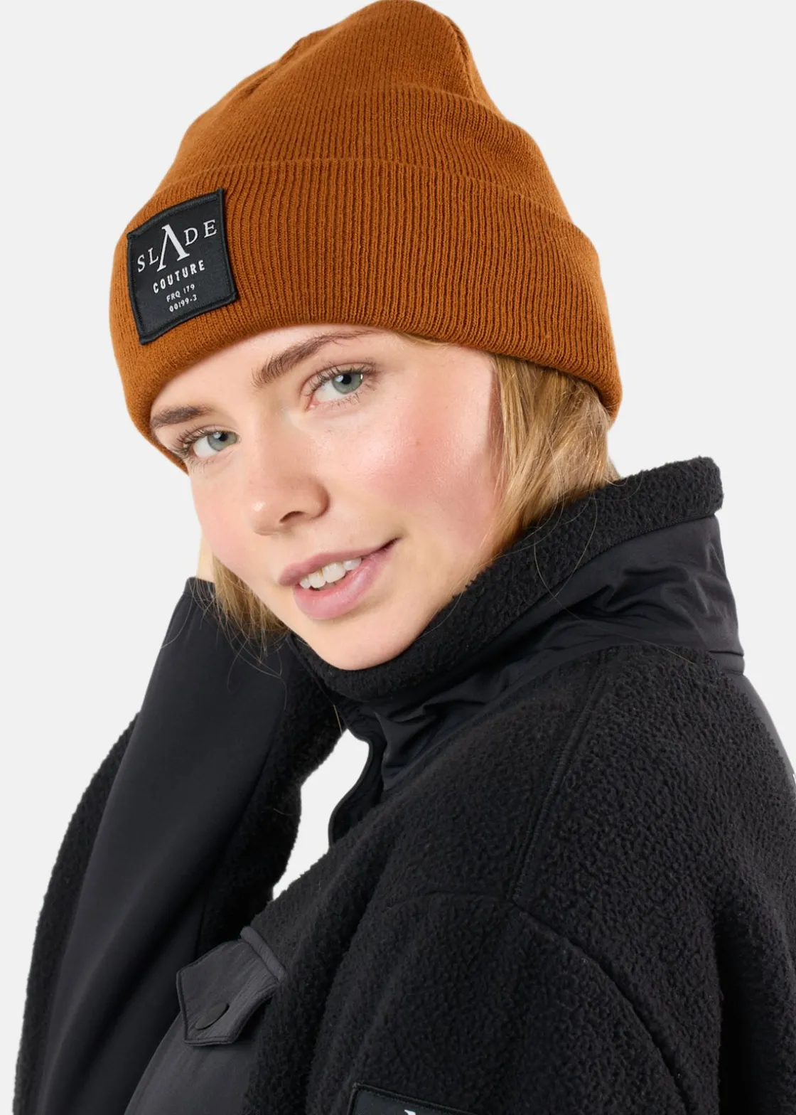 Hot Slade Colorado Knitted Hat Almond