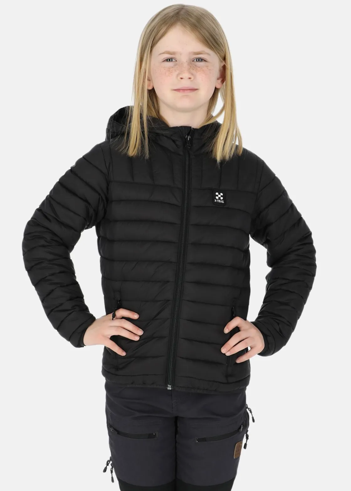 Sale X-trail Colorado Lightweight Hooded Jacket JR Black