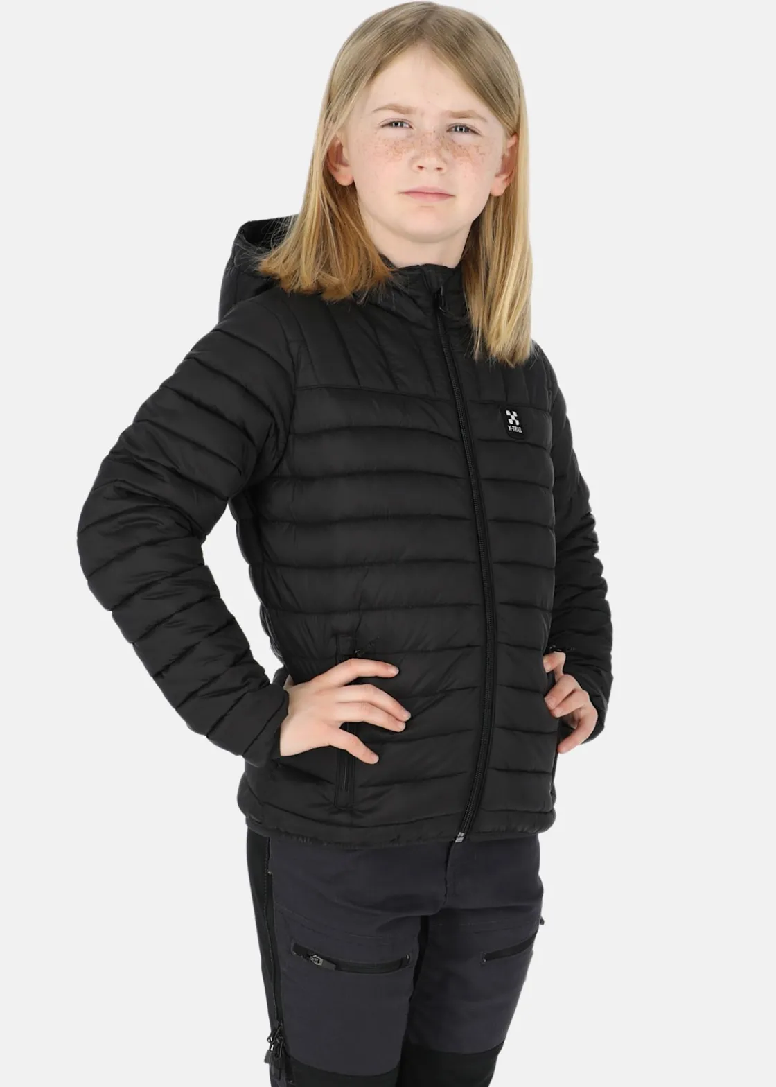 Sale X-trail Colorado Lightweight Hooded Jacket JR Black