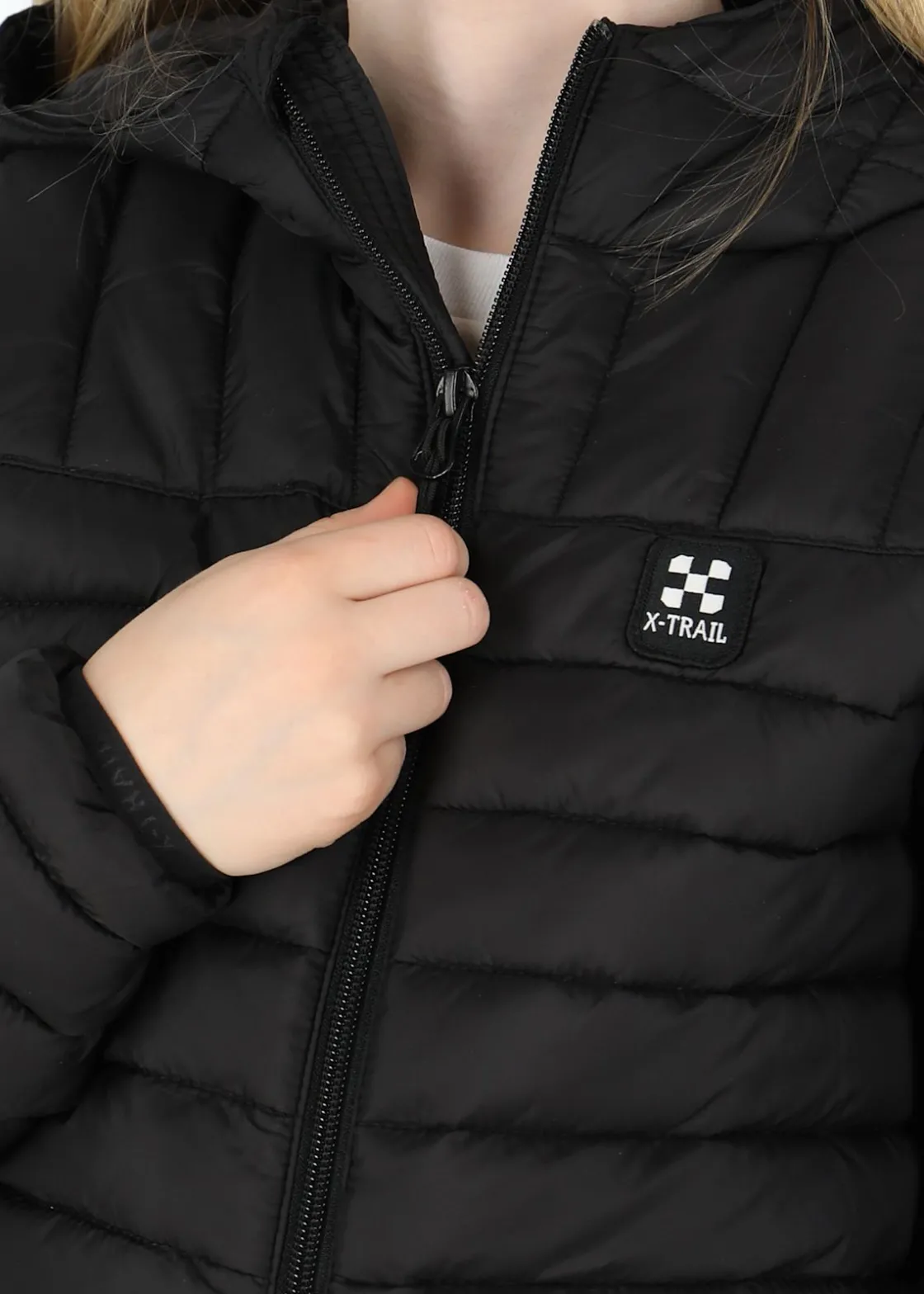 Sale X-trail Colorado Lightweight Hooded Jacket JR Black