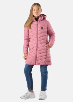 X-trail Colorado Lightweight Hooded Coat JR Dusty Rose