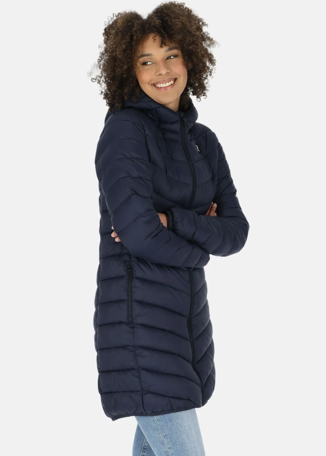 Best X-trail Colorado Lightweight Hooded Coat W Dk. Navy