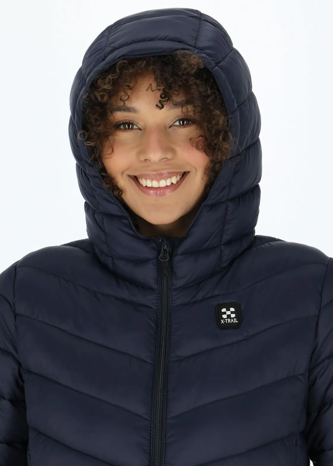 Best X-trail Colorado Lightweight Hooded Coat W Dk. Navy