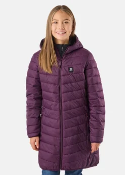 Outlet X-trail Colorado Lightweight Hooded Coat JR Burgundy