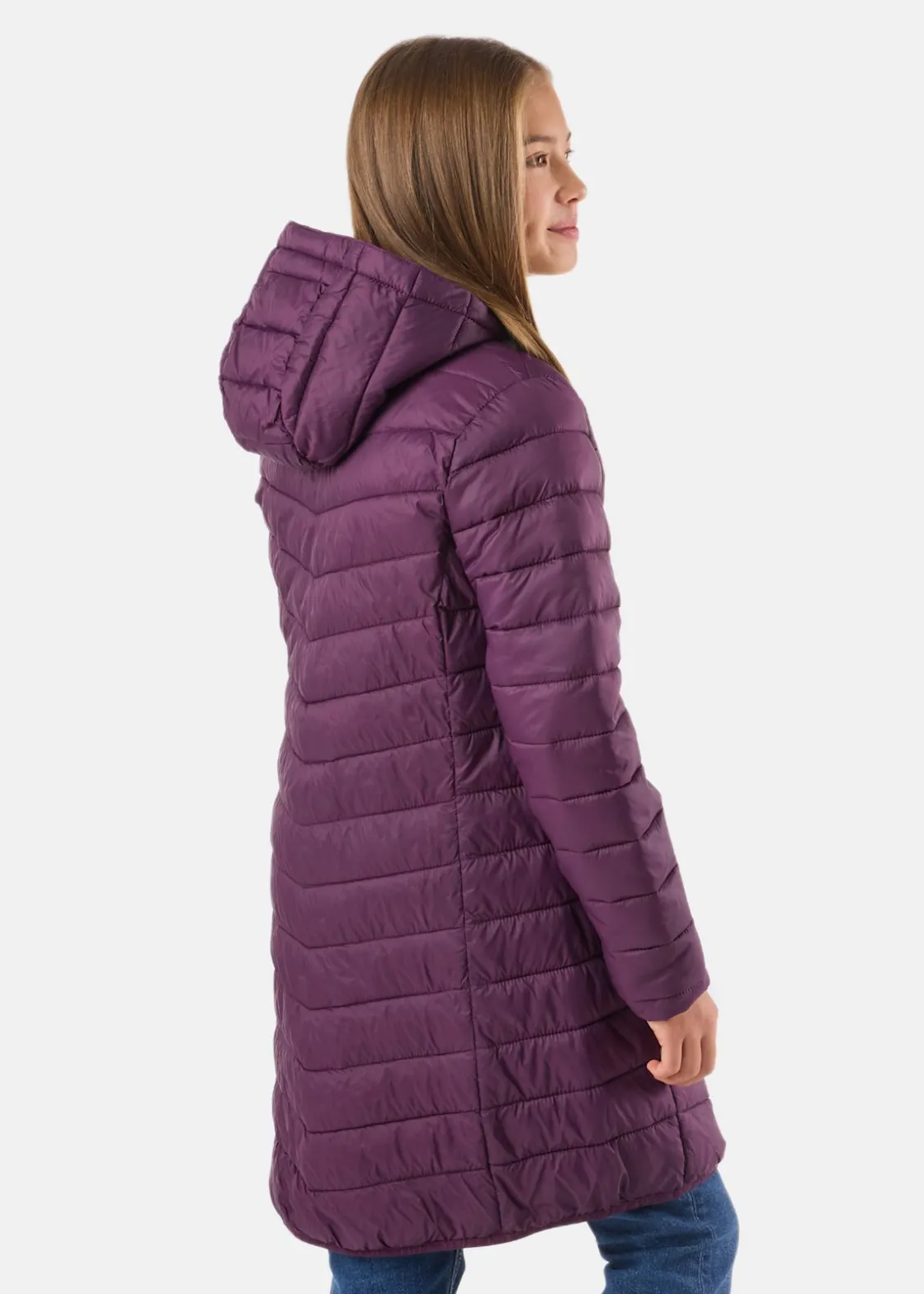 Outlet X-trail Colorado Lightweight Hooded Coat JR Burgundy