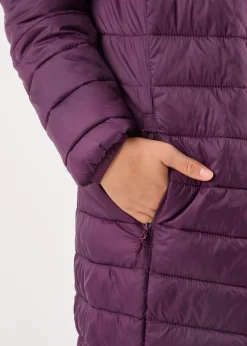 Outlet X-trail Colorado Lightweight Hooded Coat JR Burgundy