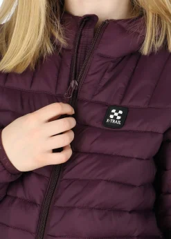 Outlet X-trail Colorado Lightweight Hooded Jacket JR Burgundy