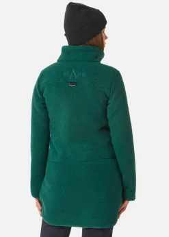 Discount Slade Colorado Pile Coat W Emerald Green
