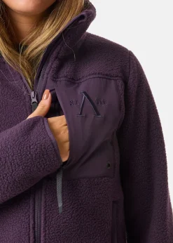 Outlet Slade Colorado Pile Coat W Dk. Plum