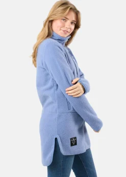 Outlet Slade Colorado Pile Coat W Dusty Blue