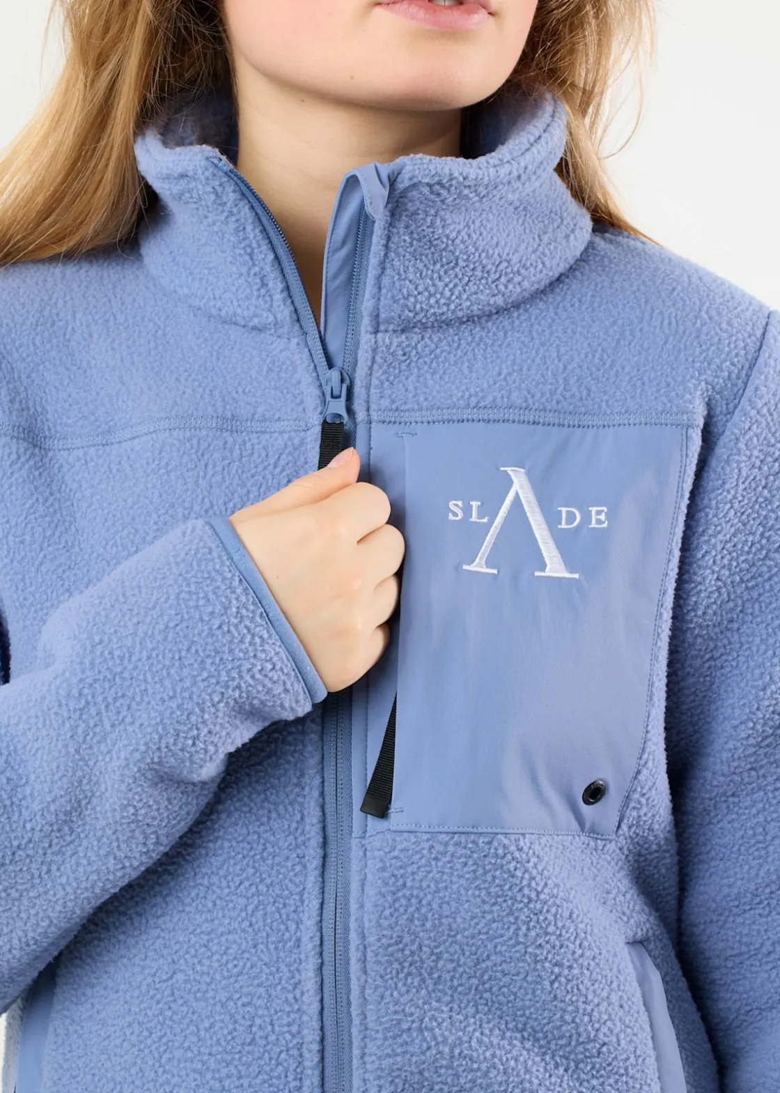 Outlet Slade Colorado Pile Coat W Dusty Blue