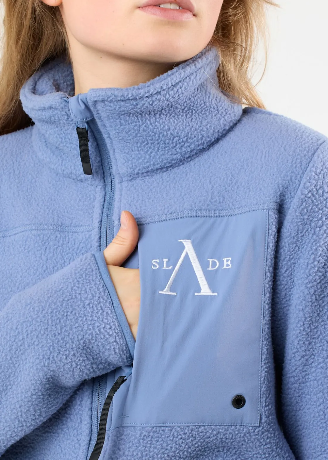 Outlet Slade Colorado Pile Coat W Dusty Blue