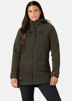Clearance Slade Colorado Pile Coat W Olive
