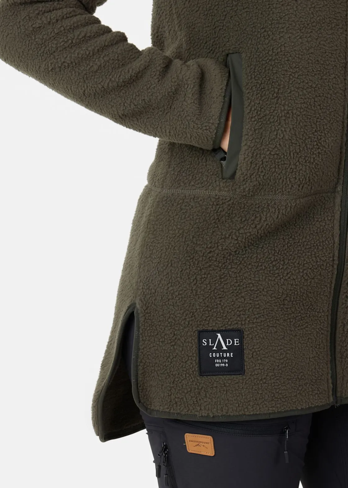 Clearance Slade Colorado Pile Coat W Olive