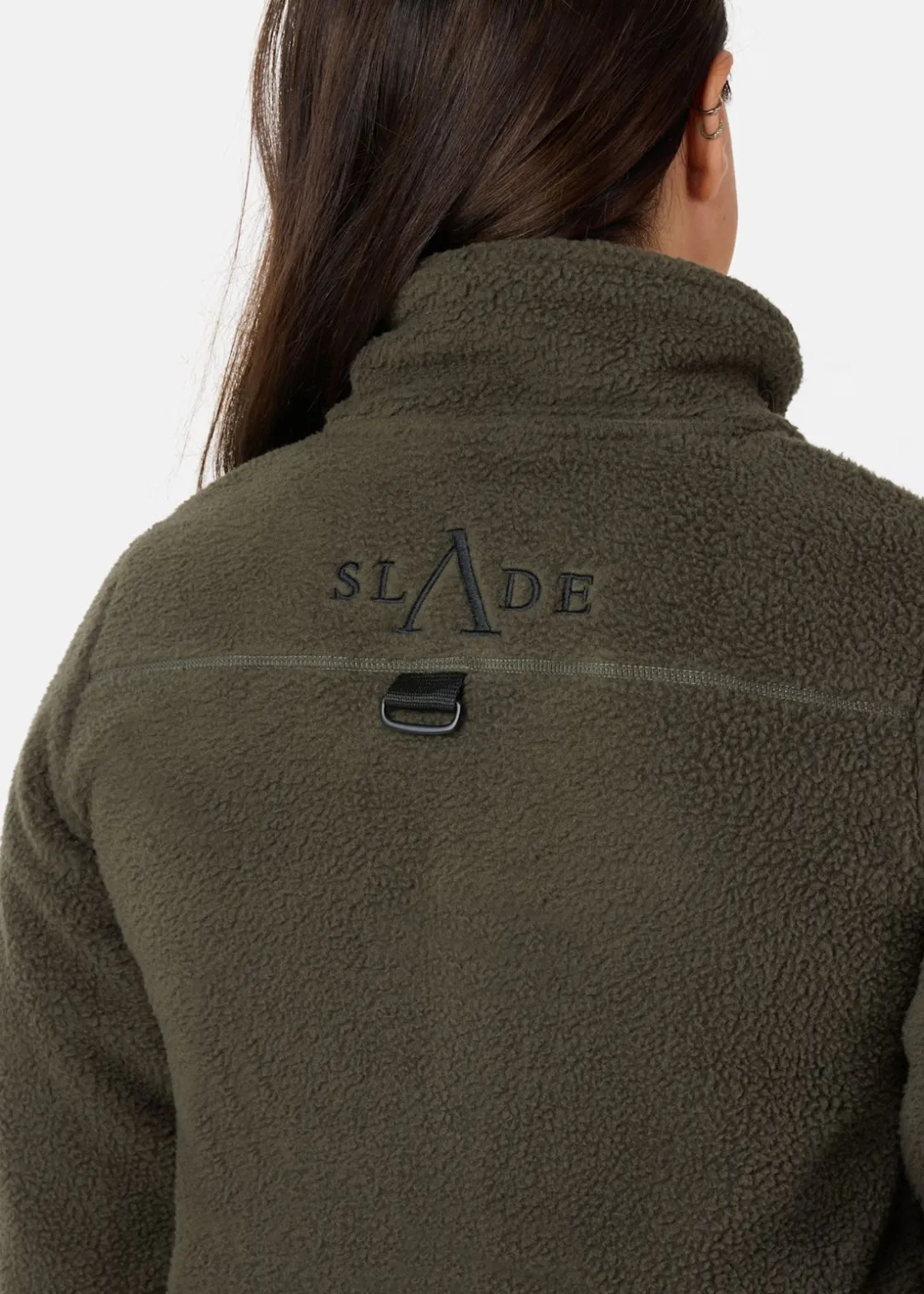 Clearance Slade Colorado Pile Coat W Olive