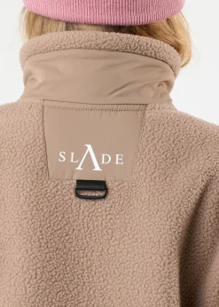 Sale Slade Colorado Pile Jacket W Coffee/Sand