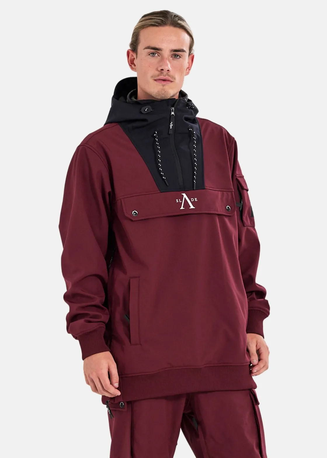 Best Slade Colorado Softshell Anorak Burgundy/Black