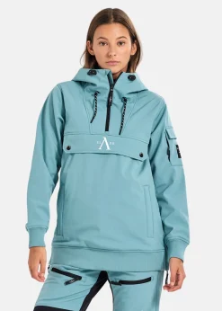 Clearance Slade Colorado Softshell Anorak W Seaweed Green