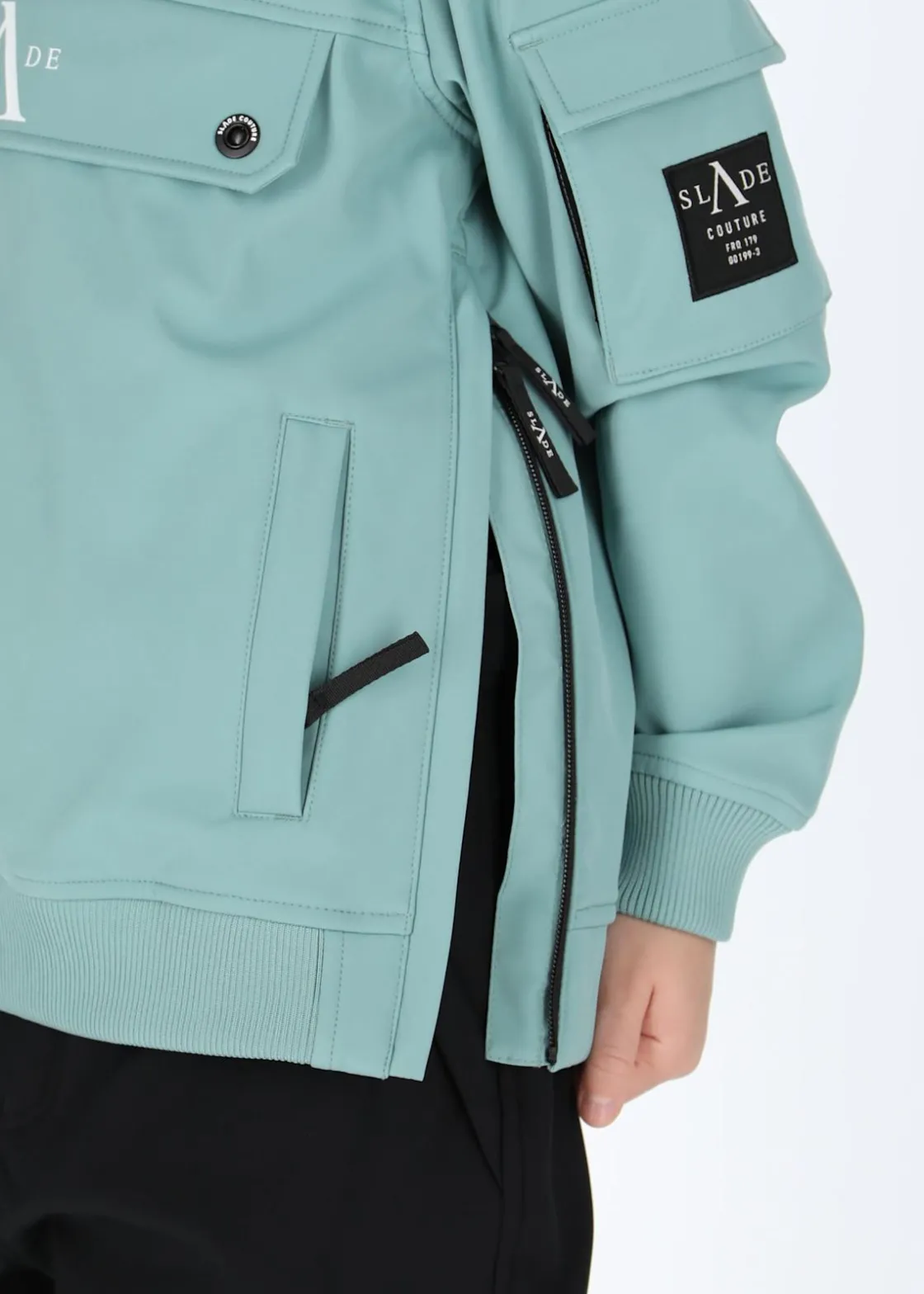 New Slade Colorado Softshell Anorak JR Seaweed Green