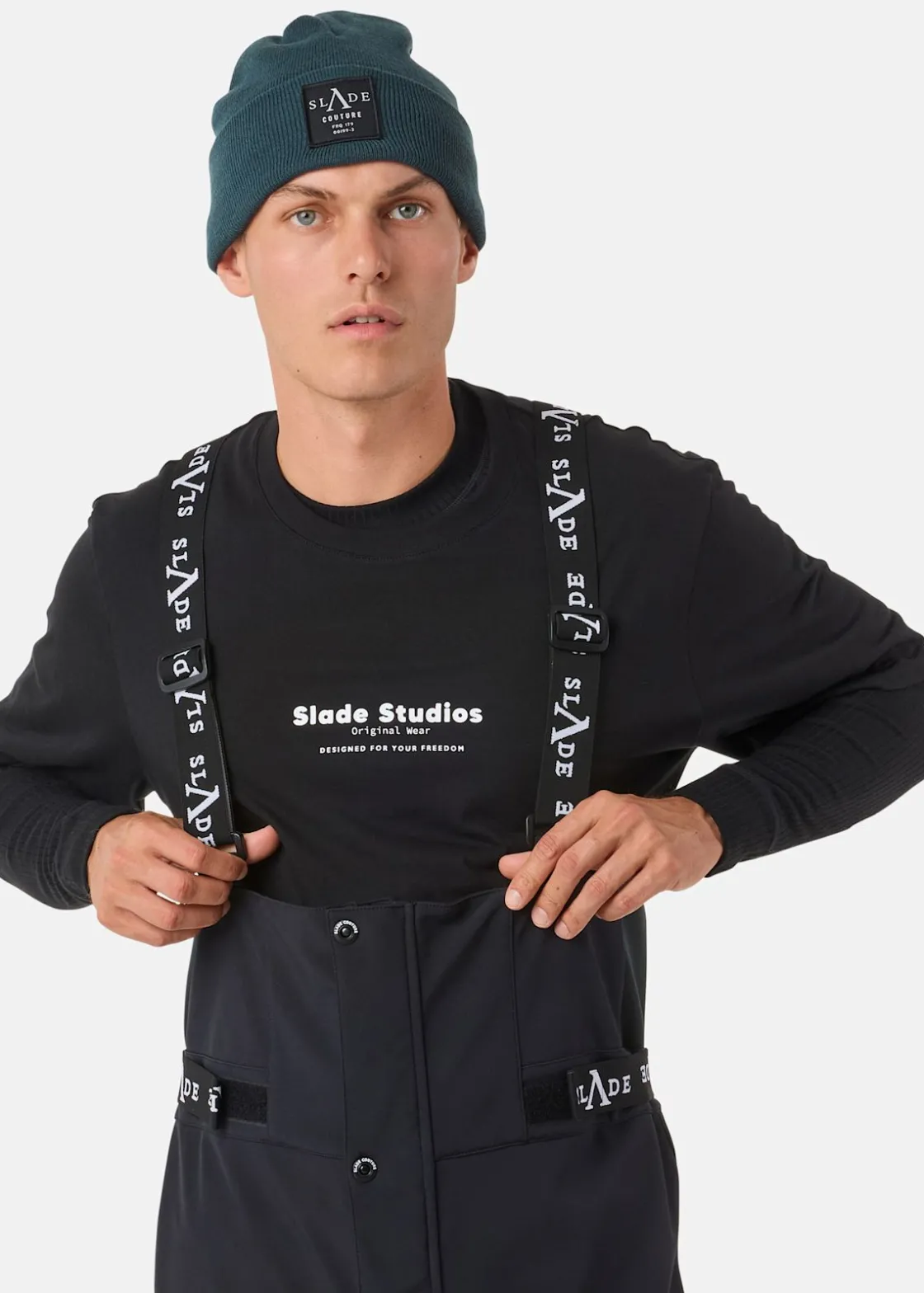 Discount Slade Colorado Softshell Bib Pant Black